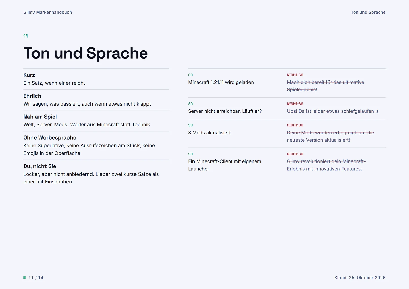 Seite 11: Ton und Sprache