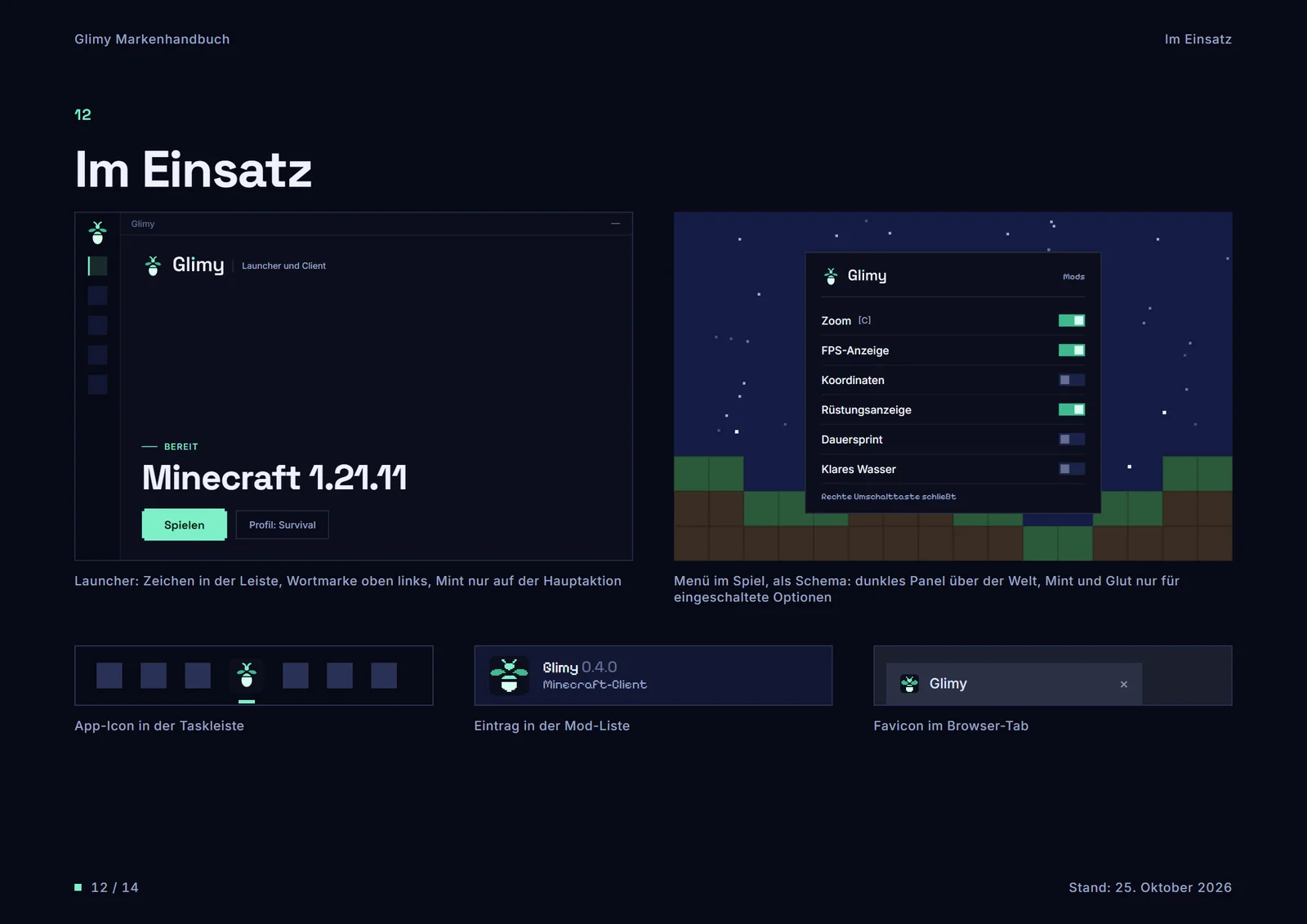 Seite 12: Im Einsatz